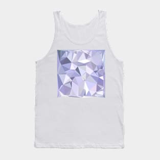 Lavender Abstract Low Polygon Background Tank Top